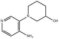 1-(4-AMINOPYRIDIN-3-YL)PIPERIDIN-3-OL Structure