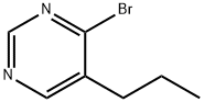 4-Bromo-5-(n-propyl)pyrimidine,1563534-31-5,结构式