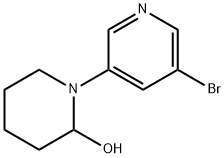 1-(3-BROMOPYRIDIN-5-YL)PIPERIDIN-2-OL|