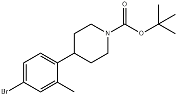 4-(N-Boc-Piperidin-4-yl)-3-methyl-1-bromobenzene Structure