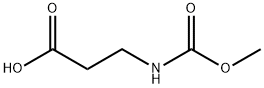 3-[(methoxycarbonyl)amino]propanoic acid Struktur