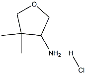 4,4-二甲基四氢呋喃-3-胺盐酸盐, 15833-88-2, 结构式