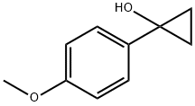 1-(4-methoxyphenyl)cyclopropanol, 15973-65-6, 结构式