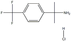 2-(4-(Trifluoromethyl)phenyl)propan-2-amine hydrochloride Struktur