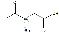 L-Aspartic Acid-2-13C, 160033-95-4, 结构式