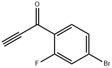 1-(4-bromo-2-fluorophenyl)prop-2-yn-1-one Structure