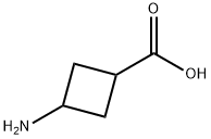 3-amino-cyclobutanecarboxylic acid 化学構造式