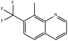 8-methyl-7-(trifluoromethyl)quinoline Struktur