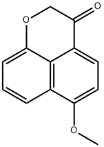 6-methoxybenzo[de]chromen-3(2H)-one 化学構造式