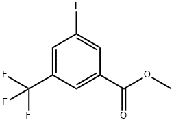 methyl 3-(trifluoromethyl)-5-iodobenzoate Struktur