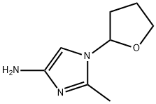 1-(2-Tetrahydrofuranyl)-2-methylimidazol-4-amine 结构式