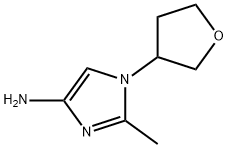 1-(3-Tetrahydrofuranyl)-2-methylimidazol-4-amine Struktur