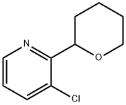 3-Chloro-2-(oxan-2-yl)pyridine Struktur