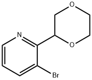 3-Bromo-2-(1,4-dioxan-2-yl)pyridine|3-Bromo-2-(1,4-dioxan-2-yl)pyridine