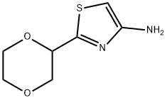 4-Amino-2-(1,4-dioxan-2-yl)thiazole Structure