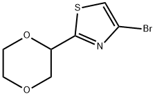 1622835-34-0 4-bromo-2-(1,4-dioxan-2-yl)thiazole