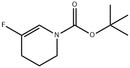 1-Boc-3,4-dihydro-2H-5-fluoropyridine 结构式