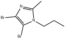 4,5-Dibromo-1-(n-propyl)-2-methyl-1H-imidazole Struktur