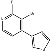 1622839-54-6 2-Fluoro-3-bromo-4-(3-thienyl)pyridine