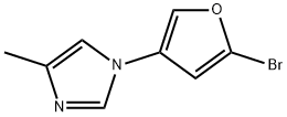 2-Bromo-4-(4-methylimidazol-1-yl)furan|