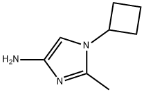 1-Cyclobutyl-2-methylimidazol-4-amine Structure