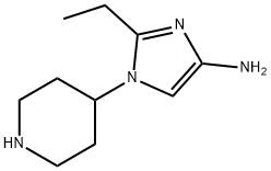 1-(Piperidin-4-yl)-2-ethylimidazol-4-amine|