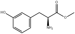 methyl 2-amino-3-(3-hydroxyphenyl)propanoate Struktur