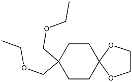 1,4-dioxaspiro[4.5]decane,8,8-bis(ethoxymethyl)- Struktur