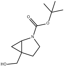 tert-butyl 5-(hydroxymethyl)-2-azabicyclo[3.1.0]hexane-2-carboxylate Structure