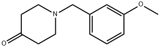1-[(3-甲氧苯基)甲基]哌啶-4-酮,163341-33-1,结构式