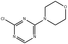 2-Chloro-4-(morpholino)-1,3,5-triazine Structure