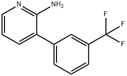 2-AMINO-3-(3-(TRIFLUOROMETHYL)PHENYL)PYRIDINE Structure