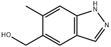 (6-methyl-1H-indazol-5-yl)methanol 化学構造式