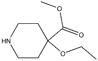 methyl 4-ethoxypiperidine-4-carboxylate Structure