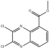 Methyl 2,3-dichloroquinoxaline-5-carboxylate 化学構造式