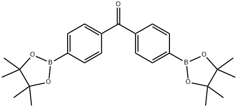 Methanone, bis[4-(4,4,5,5-tetramethyl-1,3,2-dioxaborolan-2-yl)phenyl]- Structure