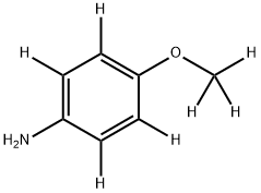 4-Amino-(methoxybenzene-d7) Struktur