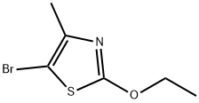 5-Bromo-4-methyl-2-ethoxythiazole 化学構造式