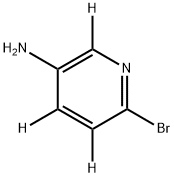 2-Bromo-5-aminopyridine-3,4,6-d3,1643543-84-3,结构式