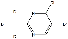 5-Bromo-4-chloro-2-(methyl-d3)-pyrimidine Structure