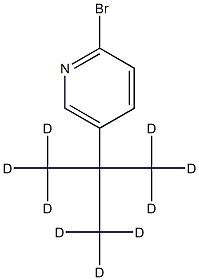 2-Bromo-5-(tert-butyl-d9)-pyridine,1643562-90-6,结构式