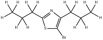 5-Bromo-[2,4-di(n-propyl)-d14]-thiazole Struktur