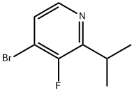 4-Bromo-3-fluoro-2-(iso-propyl)pyridine Structure