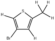 3-Bromo-5-methylthiophene-d5 Structure