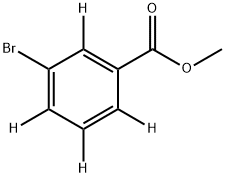 3-溴苯甲酸甲酯-2,4,5,6-D4,1643575-37-4,结构式