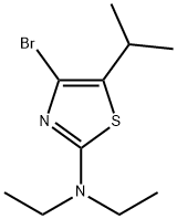4-Bromo-5-(iso-propyl)-2-(diethylamino)thiazole Structure