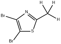 4,5-Dibromo-2-(methyl-d3)-thiazole,1643575-91-0,结构式