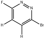 3-Bromo-6-fluoropyridazine-d2 Structure