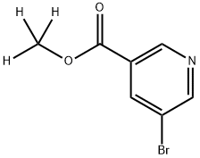 3-Bromo-5-(methoxy-d3-carbonyl)pyridine Struktur