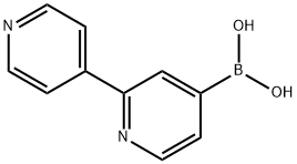 2,4'-联吡啶]-4-基硼酸 结构式